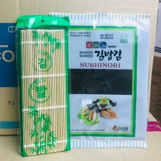 Mành tre cuộn cơm kimbap nan tròn - 김발 겉대