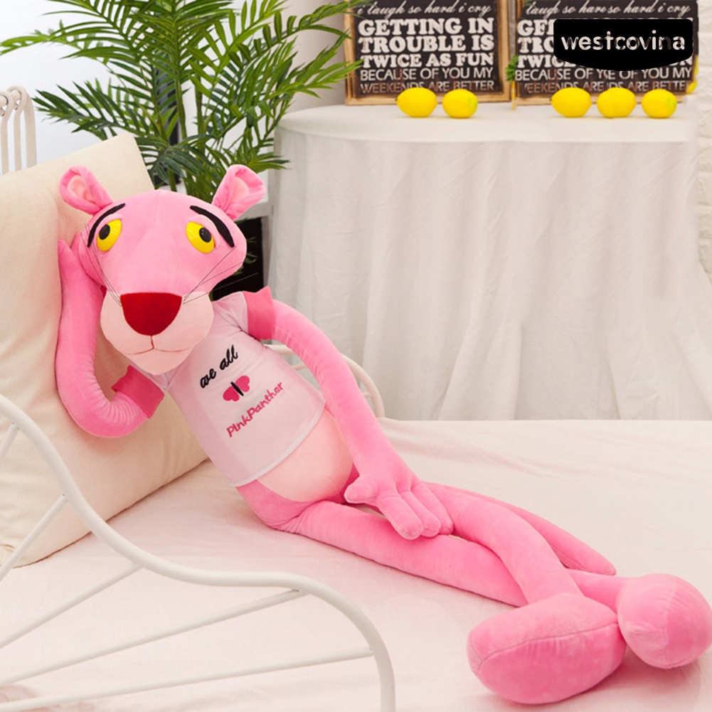 [COD]♋Đồ chơi nhồi bông Hình Chú Báo Hồng Hoạt Hình 60cm