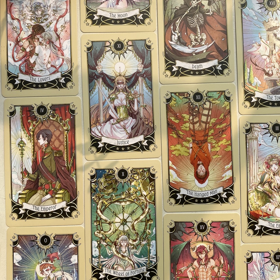 Sách AZ -  MYSTICAL MANGA TAROT (Bộ Bài & Sách Hướng Dẫn)