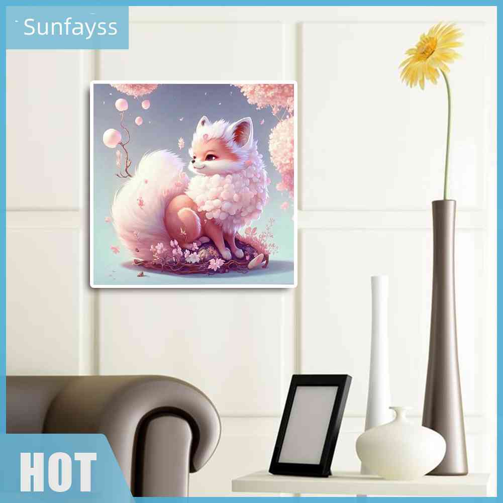 Tranh Đính Đá Kim Cương Toàn Bộ 5D DIY Hình Vẽ Cáo