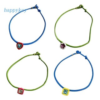Vòng cổ choker bằng da mặt hình trái tim / hoa / vuông dành cho nữ
