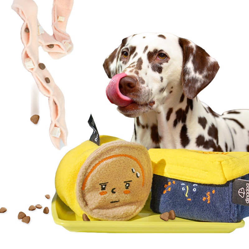 HamshMoc Đồ Chơi Nhồi Bông Mềm Mại Huấn Luyện Cún Cưng IQ Giảm Căng Thẳng