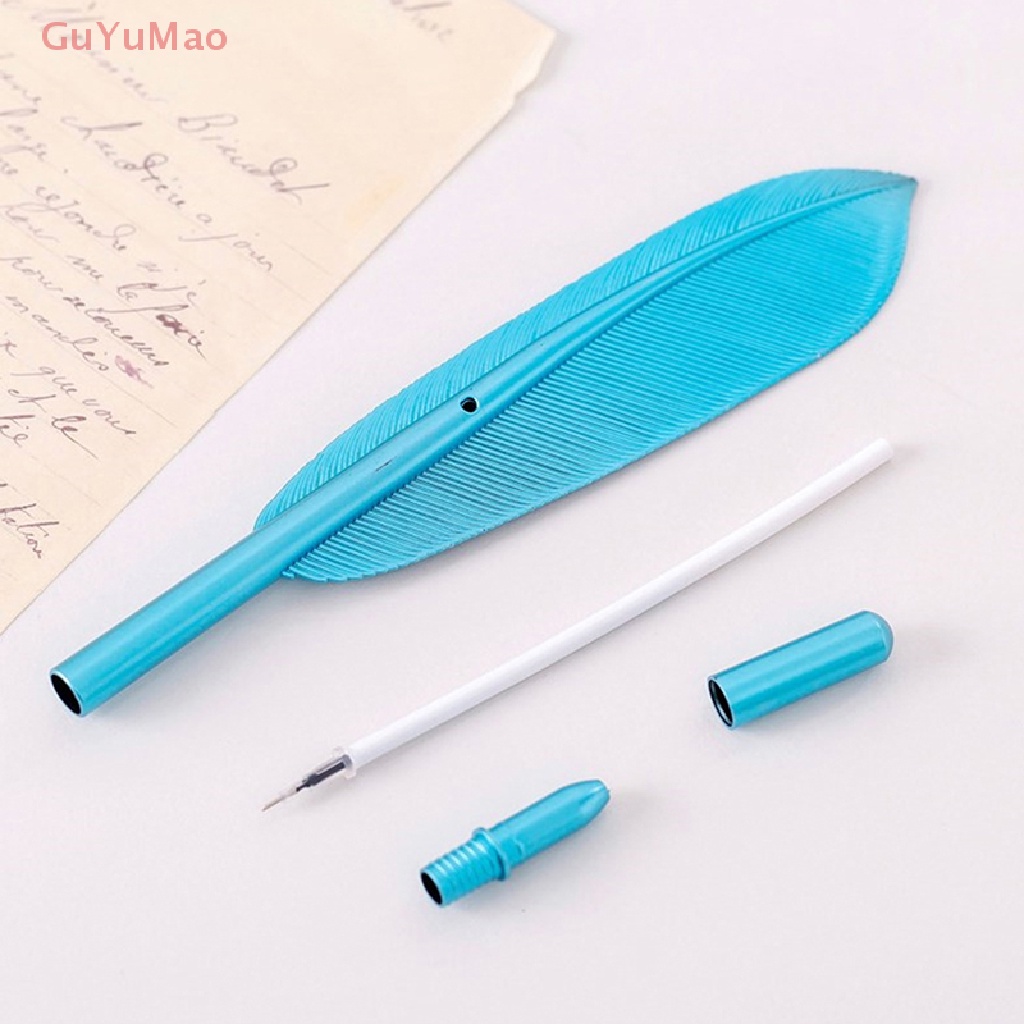 Bút Mực Gel Ngòi 0.5mm Hình Lông Vũ Dễ Thương