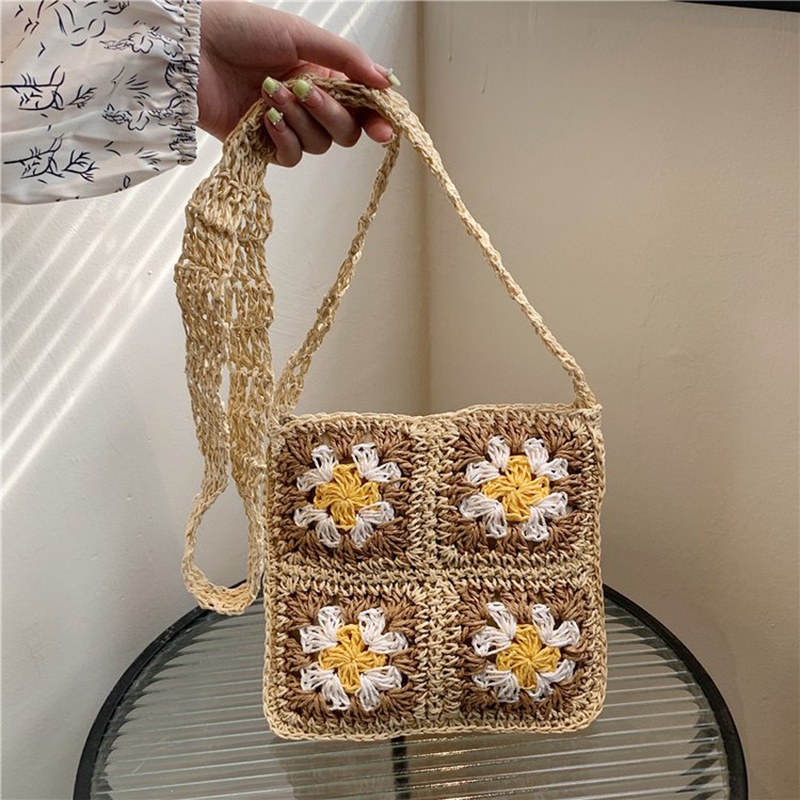 Túi Xách Nữ Đeo Vai Họa Tiết Hoa Thời Trang