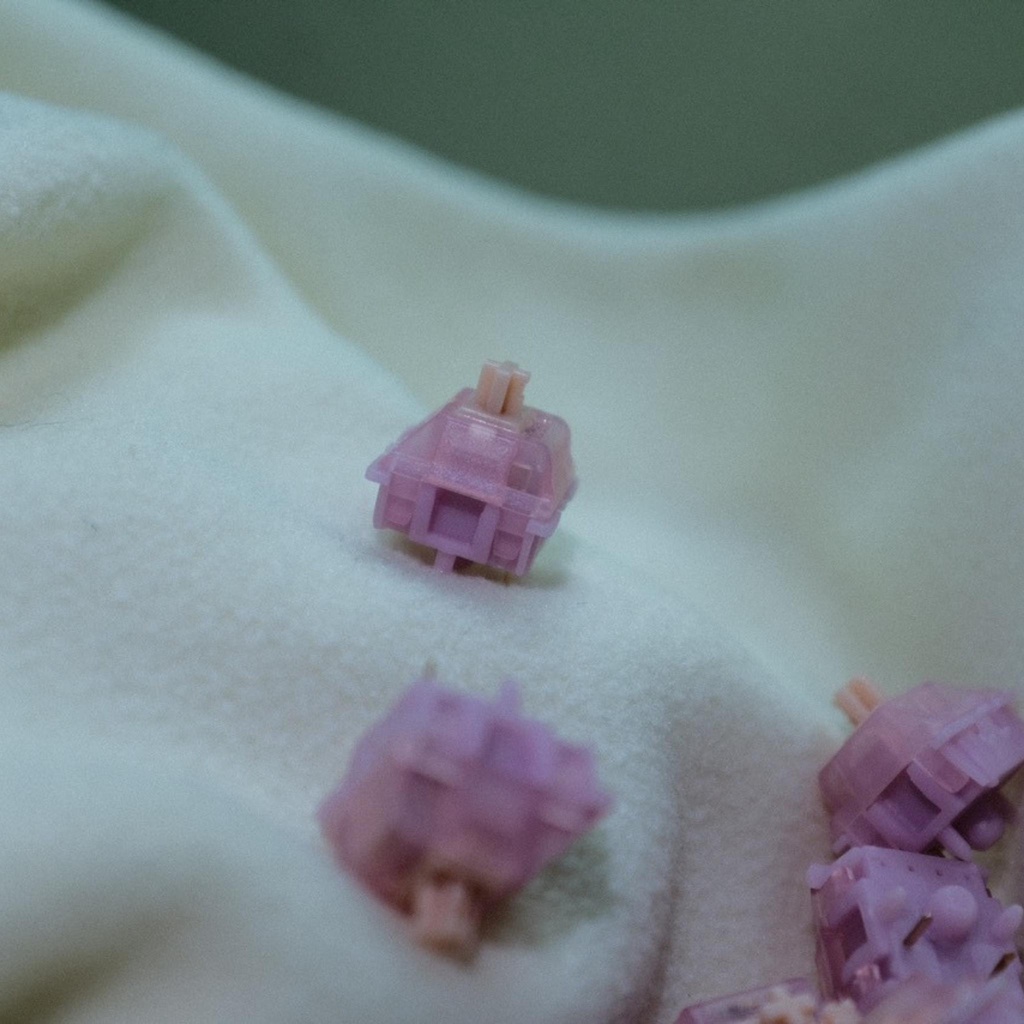 Switch Gateron Pure Berry x Modern Grey Linear Switch | Công tắc bàn phím cơ