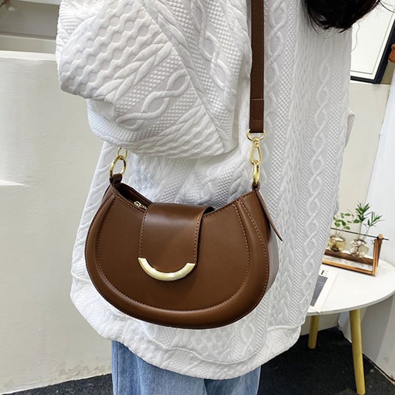 Túi Đeo Chéo Màu Trơn Thời Trang Dành Cho Nữ