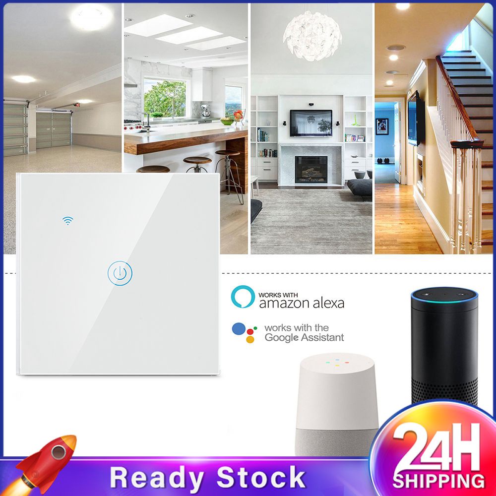 Công Tắc Thông Minh 1/2/3/4 Gang Eu Công Tắc Đèn Thông Minh Wifi Công Tắc Cảm Ứng Zigbee Điều Khiển Từ Xa Cuộc Sống Thông Minh Hoạt Động Với Alexa Google Home Yandex Alice