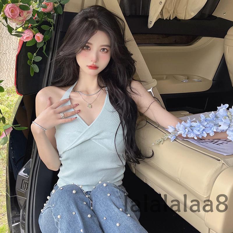 Áo Sát Nách LAA8 Màu Sắc Trơn Thời Trang Mùa Xuân Cho Nữ