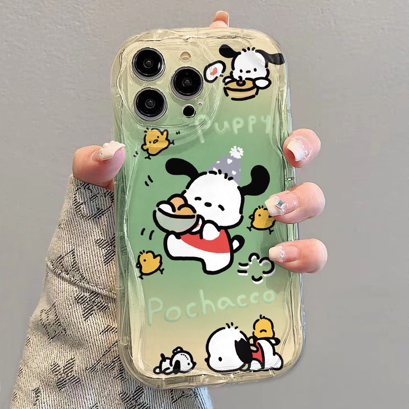 ✅Ốp Điện Thoại Mềm Trong Suốt Chống Sốc In Họa Tiết Chó Pacha Cho iPhone 14 / 13 Pro Max 12 / 11 7 / 8p xs