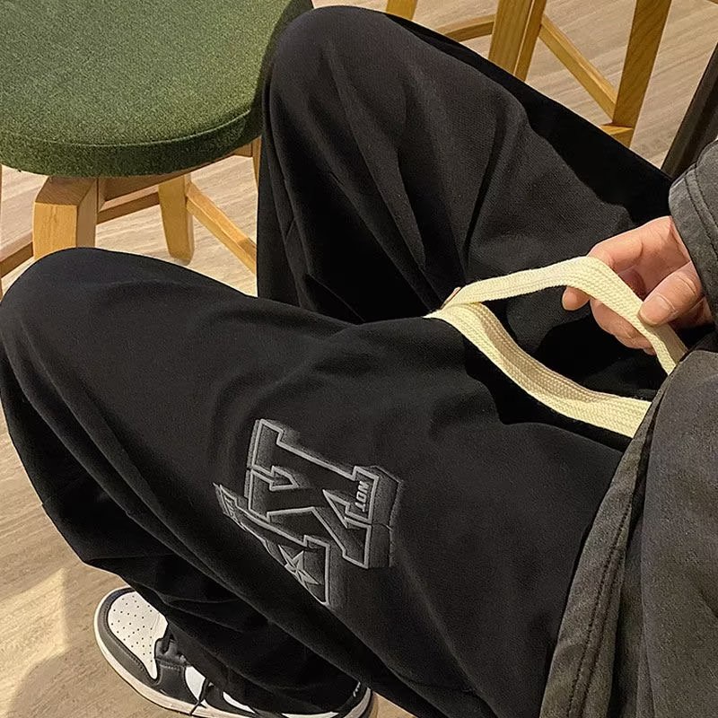 Quần ống rộng In Chữ Thời Trang Mùa Hè Dành Cho Nam