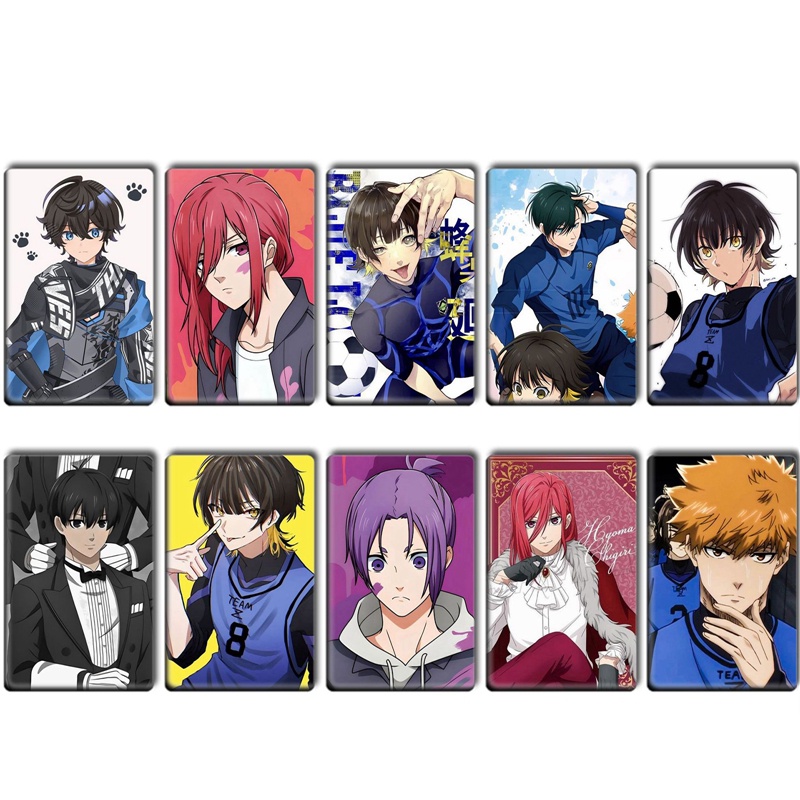 Bộ 10 Thẻ Dán Hình Hoạt Họa Anime Xinh Xắn