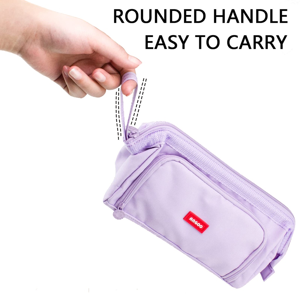 Túi Đựng Bút Chì / Mỹ Phẩm Sức Chứa Lớn Phong Cách Kawaii Đơn Giản Cho Học Sinh / Văn Phòng