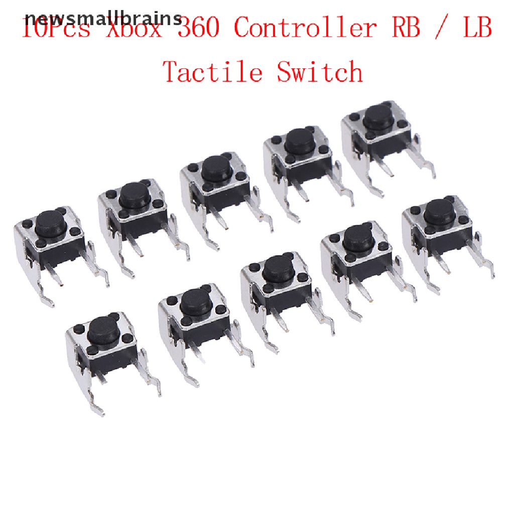 Newsmallbrains 10Pcs RB / LB bumper button tactile switch for Xbox One Xbox 360 controller NSB