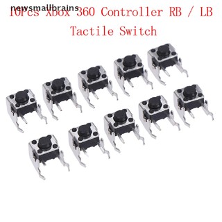 Newsmallbrains 10Pcs RB / LB bumper button tactile switch for Xbox One Xbox 360 controller NSB