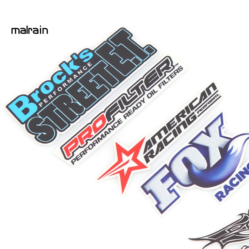 Bộ 5 Miếng Dán Trang Trí Xe Mô Tô Chống Mòn Bền Bỉ