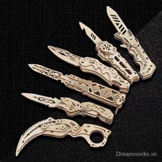 Mô hình đồ chơi lắp ráp thủ công hình bướm 3d bằng gỗ đồ chơi gỗ