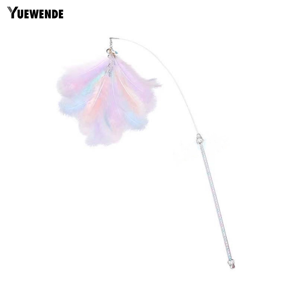 Gậy Trêu Mèo Đính Lông Vũ Có Chuông Vui Nhộn