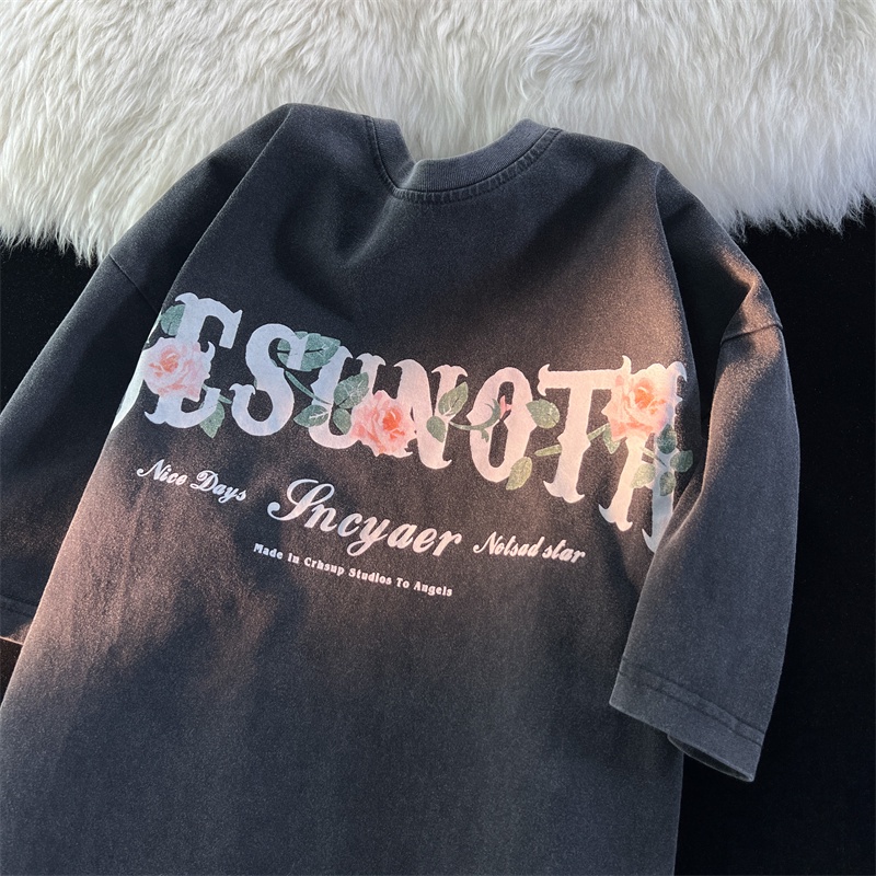 NRVP Áo Thun Đen 100% Cotton Tay Ngắn Dáng Rộng Phong Cách Hàn Quốc Cho Nữ Có Size 5XL