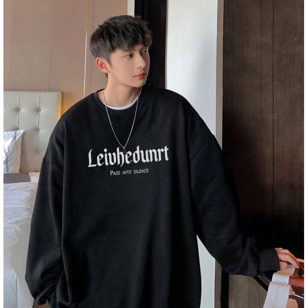Áo sweater Thể Thao Tay Dài Cổ Tròn Dáng Rộng Thời Trang Chất Lượng Cao Cho Nam size m-8xl