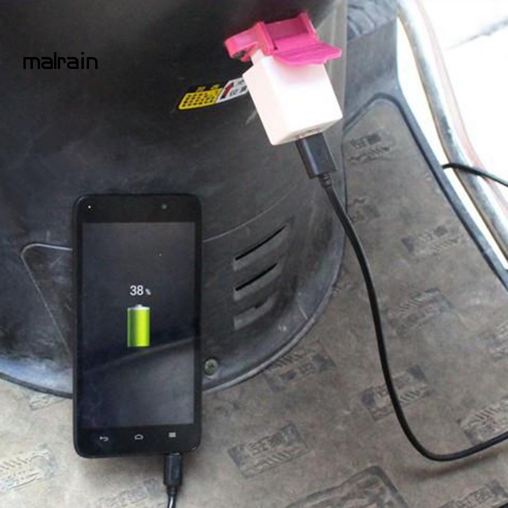 Ổ Cắm Sạc USB 12-80V 1A Chuyên Dụng Cho Xe Máy Điện