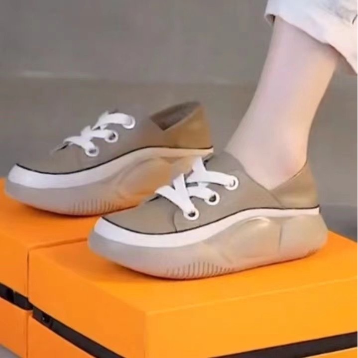 Giày Lười Đế Dày Phong Cách Retro Thời Trang Mới 2022