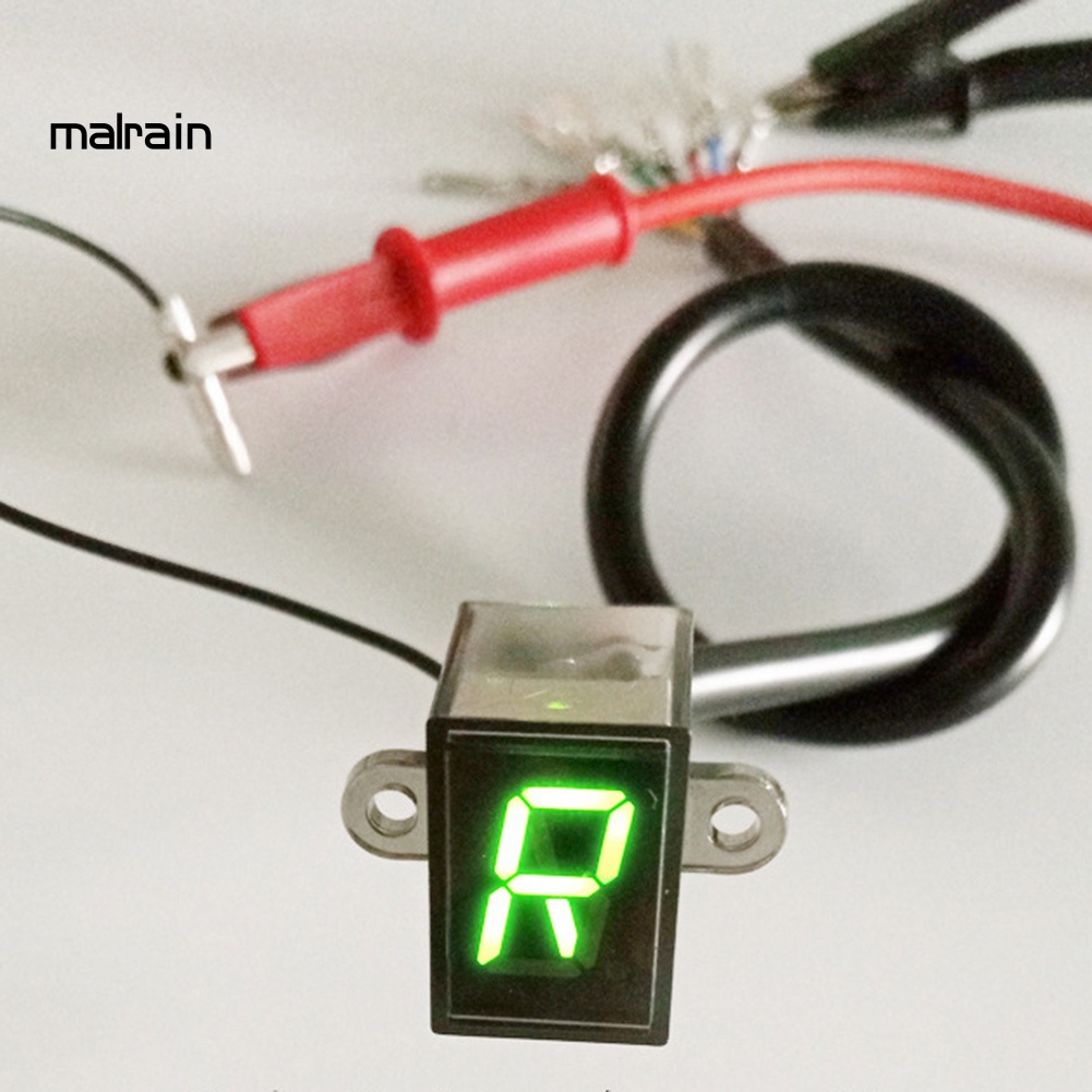 Bộ Cần Số Cảm Biến Hiển Thị Màn Hình LED Kỹ Thuật Số 12V Thông Dụng Cho Xe Máy