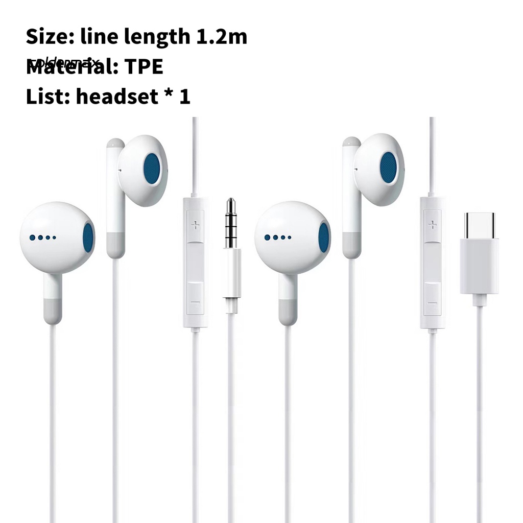 Tai Nghe Thể Thao Có Dây Với Độ Nhạy Cao Type-C 3.5mm