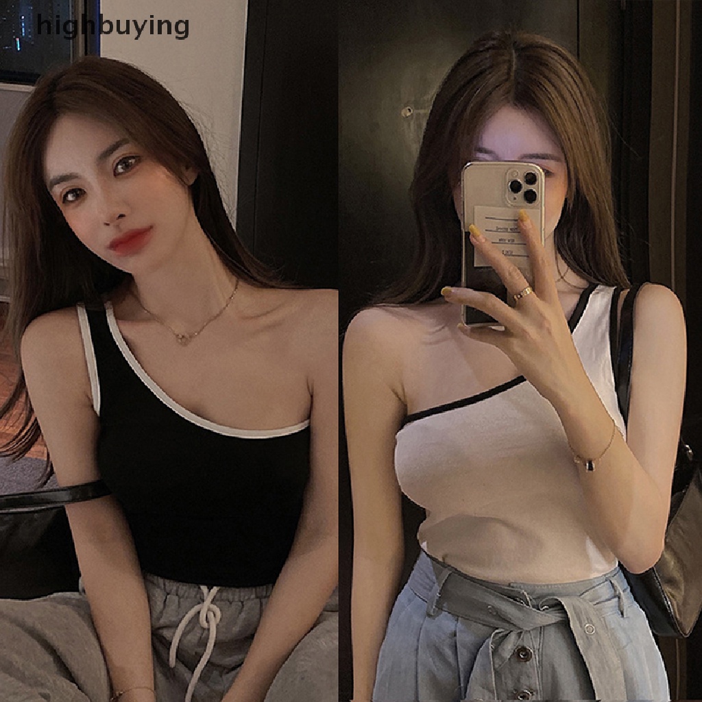 Áo Lửng Hai Dây Thời Trang Gợi Cảm Cho Nữ