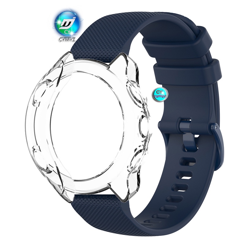 Ốp Bảo Vệ Bằng Silicon Có Dây Đeo Cho garmin Forerunner 55 245 garmin Forerunner 55 245