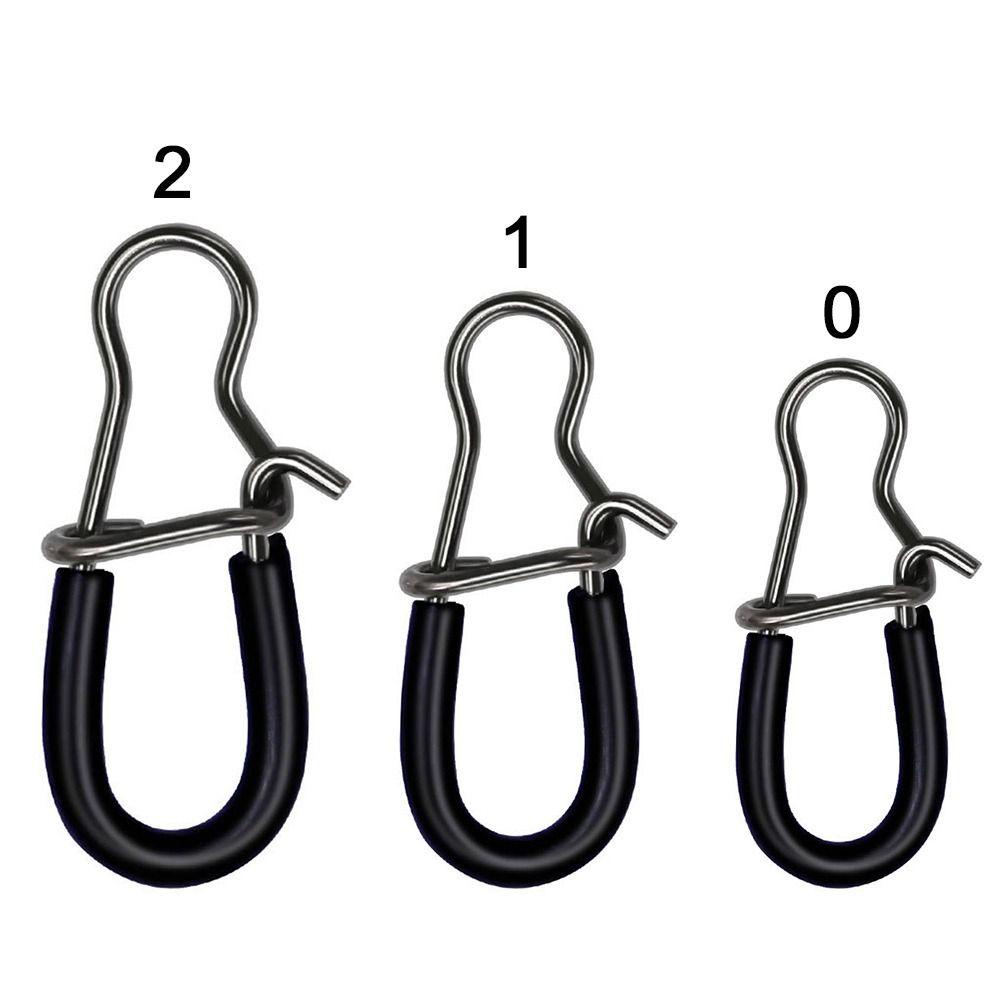 MUVAKO 50 Khoen Móc Câu Cá Bằng Thép Không Gỉ