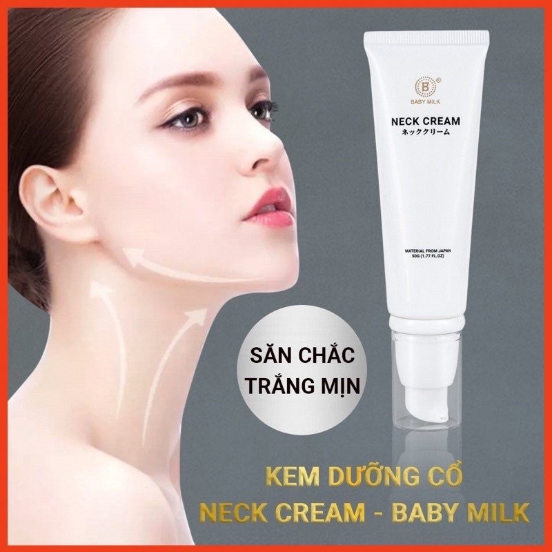 Kem Dưỡng Cổ Neck Cream Baby Milk 50g - Hàng Hiệu Vũ Phạm