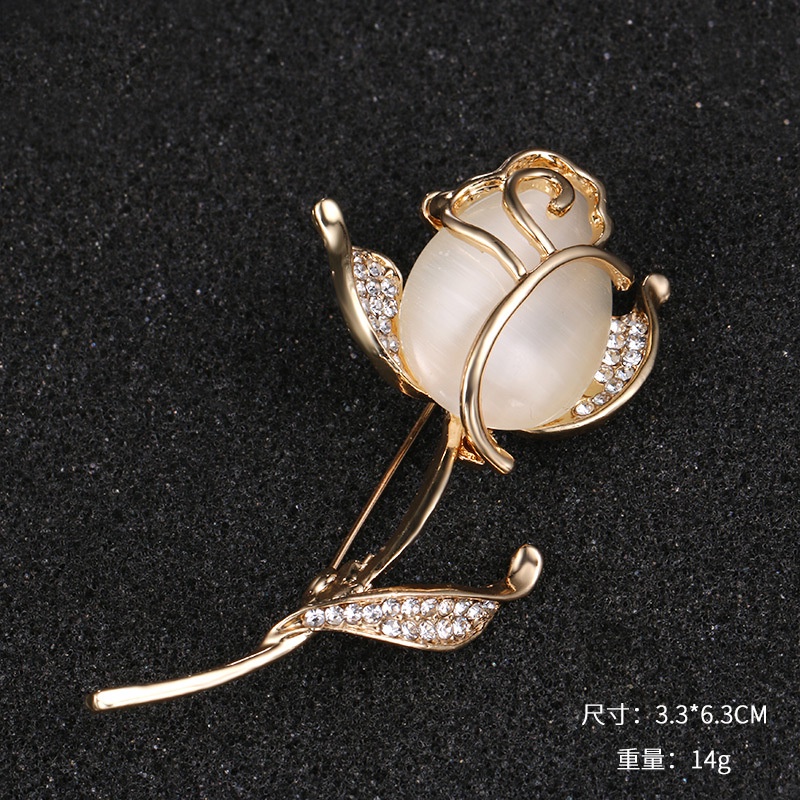 Trâm Cài Áo Đính Đá Cao Cấp Phong Cách Hàn Quốc Cho Nữ