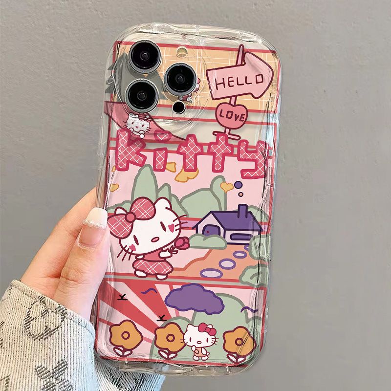 ✅Ốp Điện Thoại Mềm Trong Suốt Chống Sốc In Hình Mèo Hoạt Hình Cho iPhone 14 / 13 Pro Max 12 / 11 7 / 8p Xs Xr