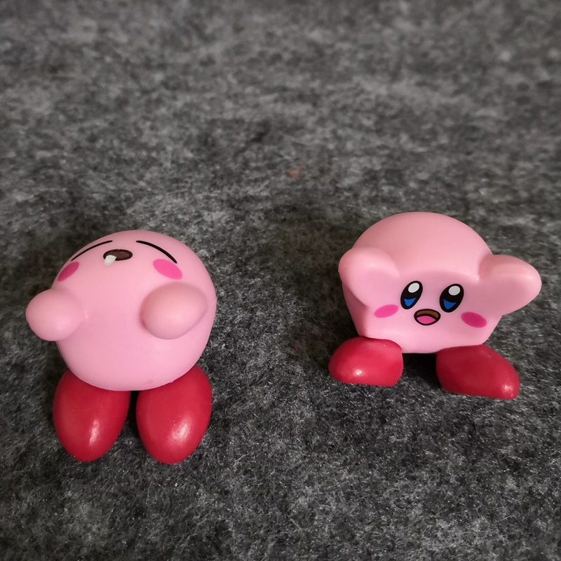 Set 6 Mô Hình Đồ Chơi Nhân Vật Hoạt Hình Kirby Waddle Dee Doo Cầm Táo Mini Bằng PVC Làm Quà Sinh Nhật Cho Bé