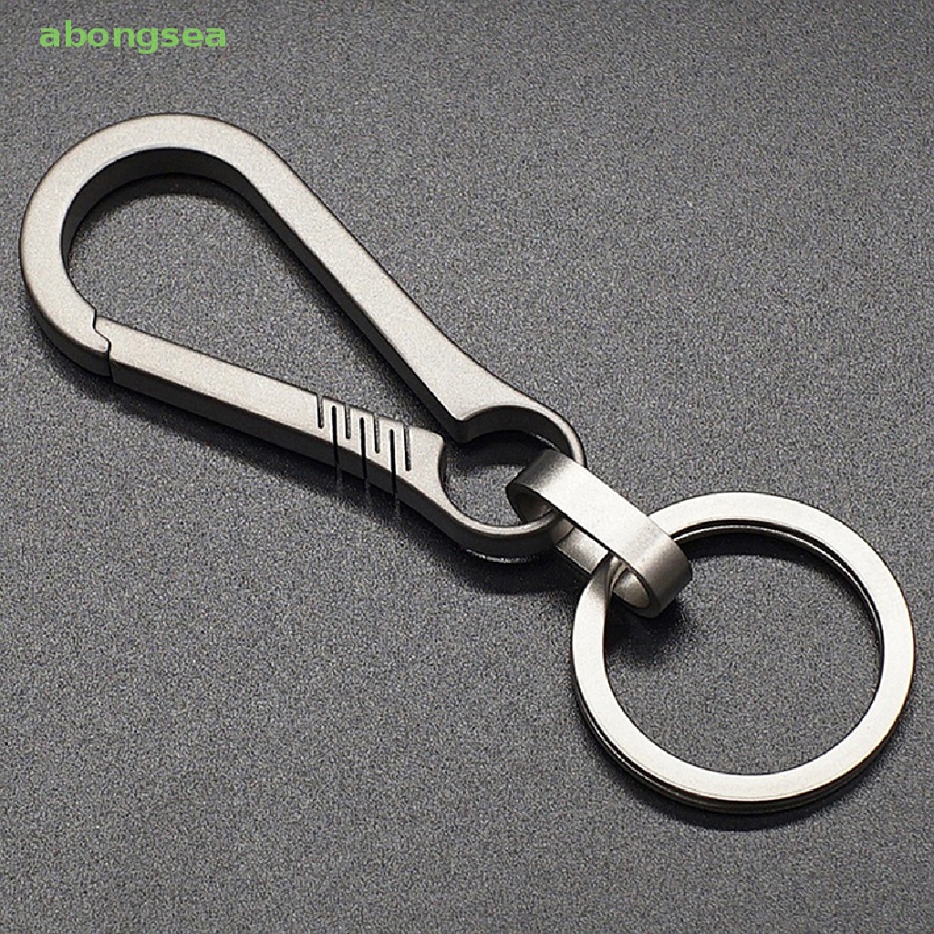 Abongsea Móc Chìa Khóa Bằng Hợp Kim Titan Dùng Làm Quà Tặng Cho Nam