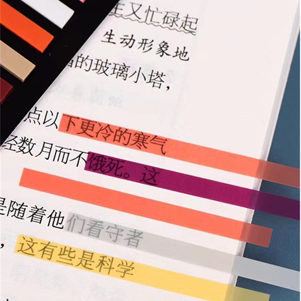 Ultra Giấy Dán Ghi Chú Trong Suốt Chống Thấm Nước Phong Cách Hàn Quốc