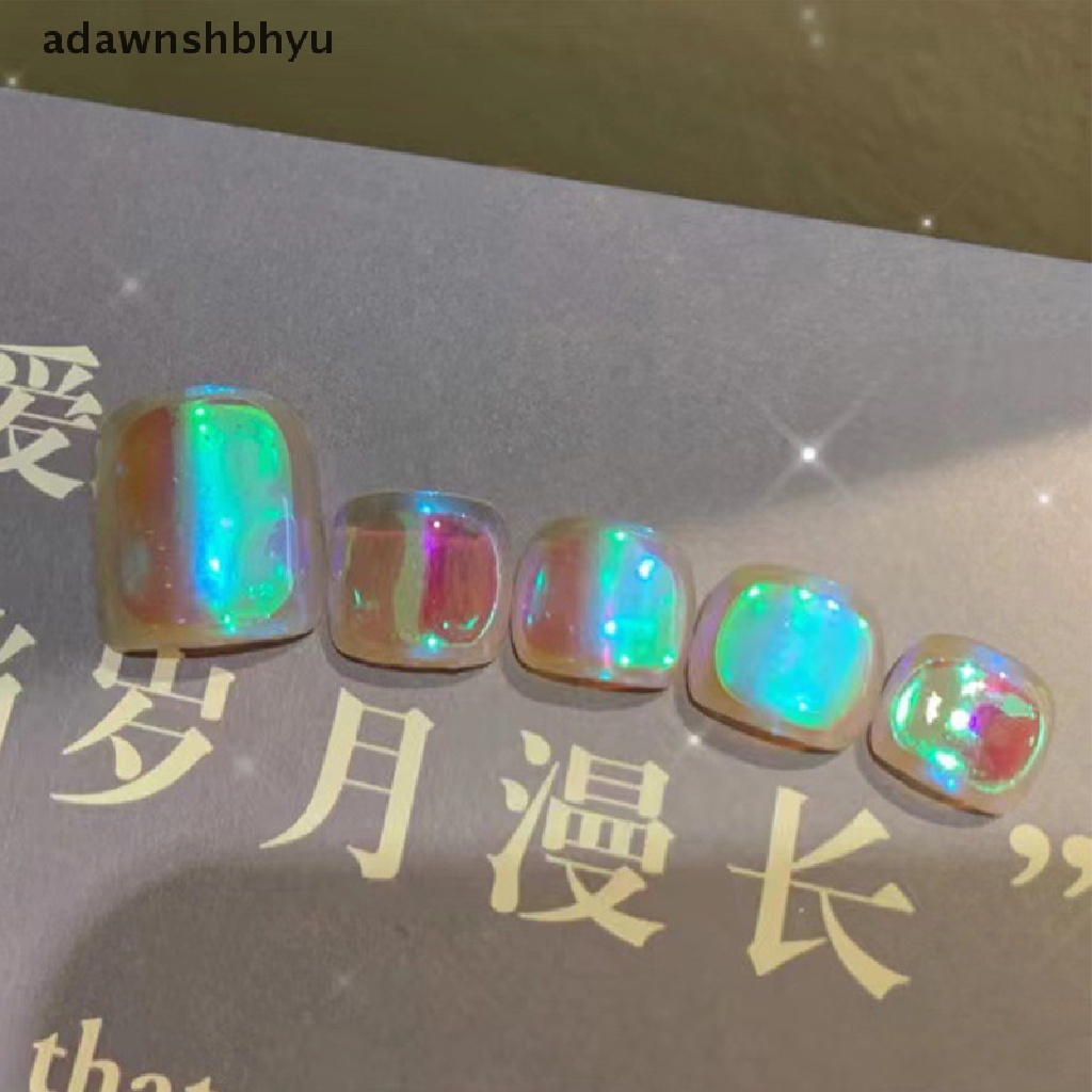 1 Tờ Nhãn Dán Trang Trí Móng Tay Nghệ Thuật Hình Đá Cực Quang