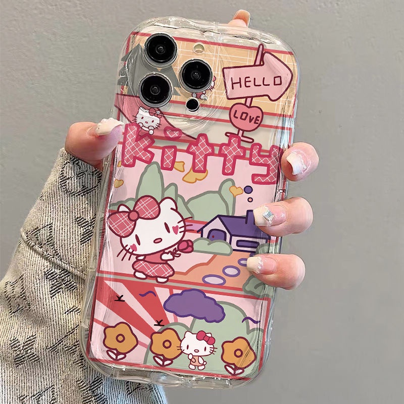 ✅Ốp Điện Thoại Mềm Trong Suốt Chống Sốc In Hình Mèo Hoạt Hình Cho iPhone 14 / 13 Pro Max 12 / 11 7 / 8p Xs Xr