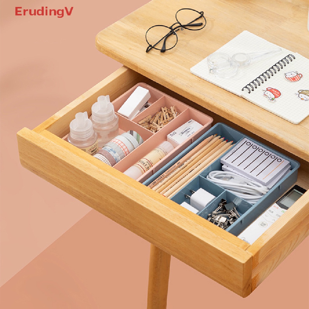 Hộp Đựng Đồ Dùng / Mỹ Phẩm Để Bàn Chia Ngăn Tiện Lợi