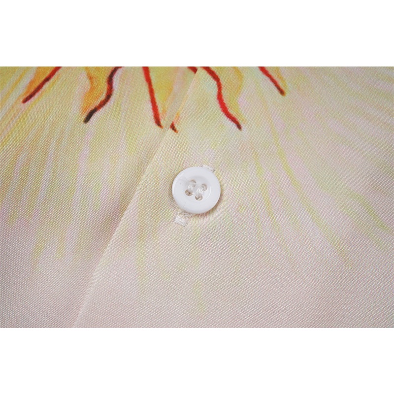 Áo Sơ Mi Tay Ngắn In Hình Mặt Trời Thiên Nga Mặt Trời Thời Trang Đường Phố Unisex