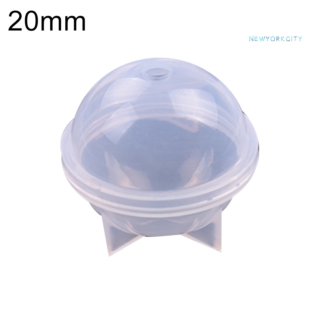 Khuôn Silicone Làm Đồ Trang Sức Hình Cầu 20 / 30 / 40 / 50 / 60mm