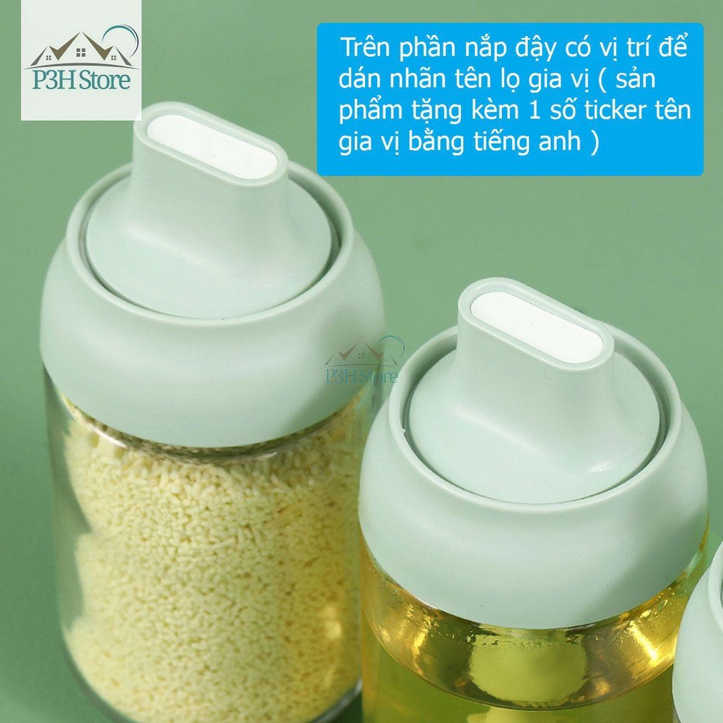 Bình đựng gia vị thủy tinh có nắp liền muỗng cọ phết dầu bơ mật ong Fasola RY-374