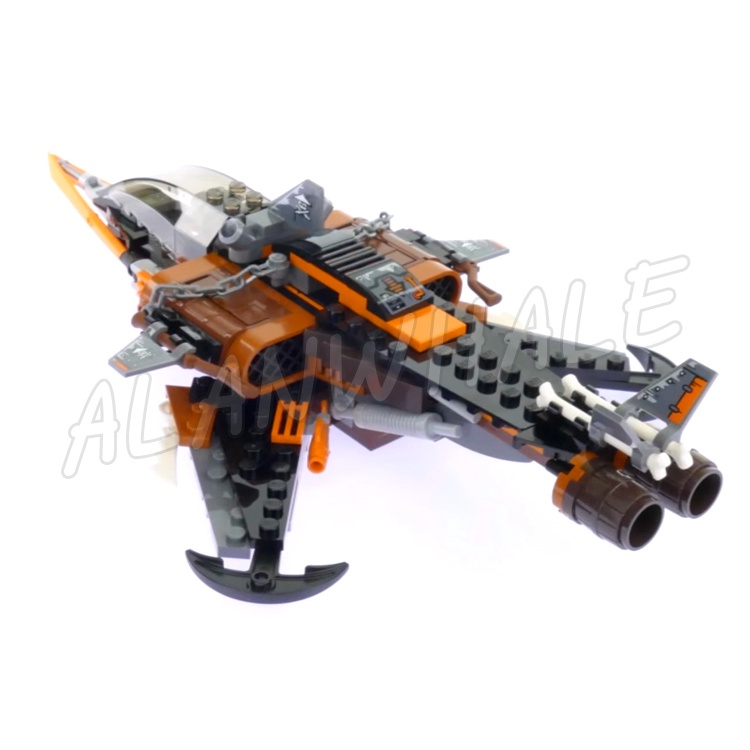 221 chi tiết Ninjago Máy bay Sky Shark Drone jetpack của Lloyd Flintlocke 10445 Đồ chơi lắp ráp cho trẻ em Bricks Tương thích với mô hình gạch 70601.