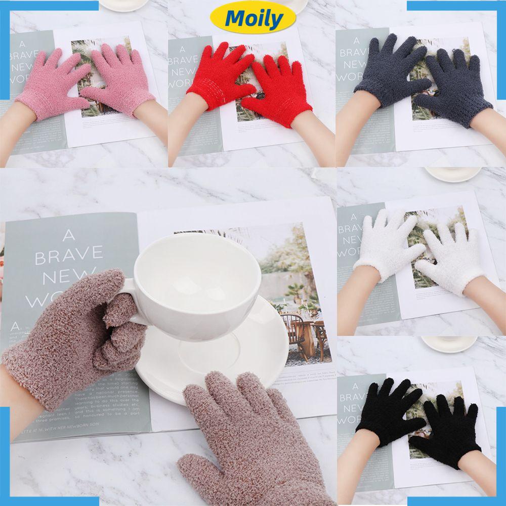 Găng tay vải lông san hô mềm mại ấm áp xinh xắn dành cho trẻ em