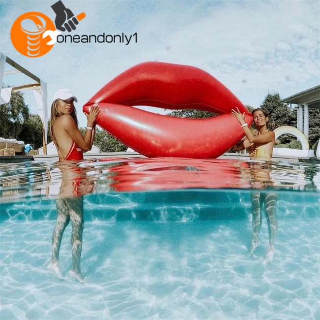 Phao Bơi Bơm Hơi Bằng Pvc Hình Đôi Môi Độc Đáo