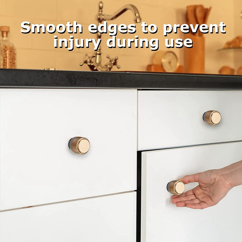 Set 16 Tay Nắm Cửa Tủ Họa Tiết Kim Cương Kèm Ốc Vít