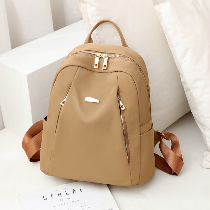 IELGY Balo Siêu Nhẹ Nhiều Ngăn Thiết Kế Đơn Giản Thời Trang Cho Nữ