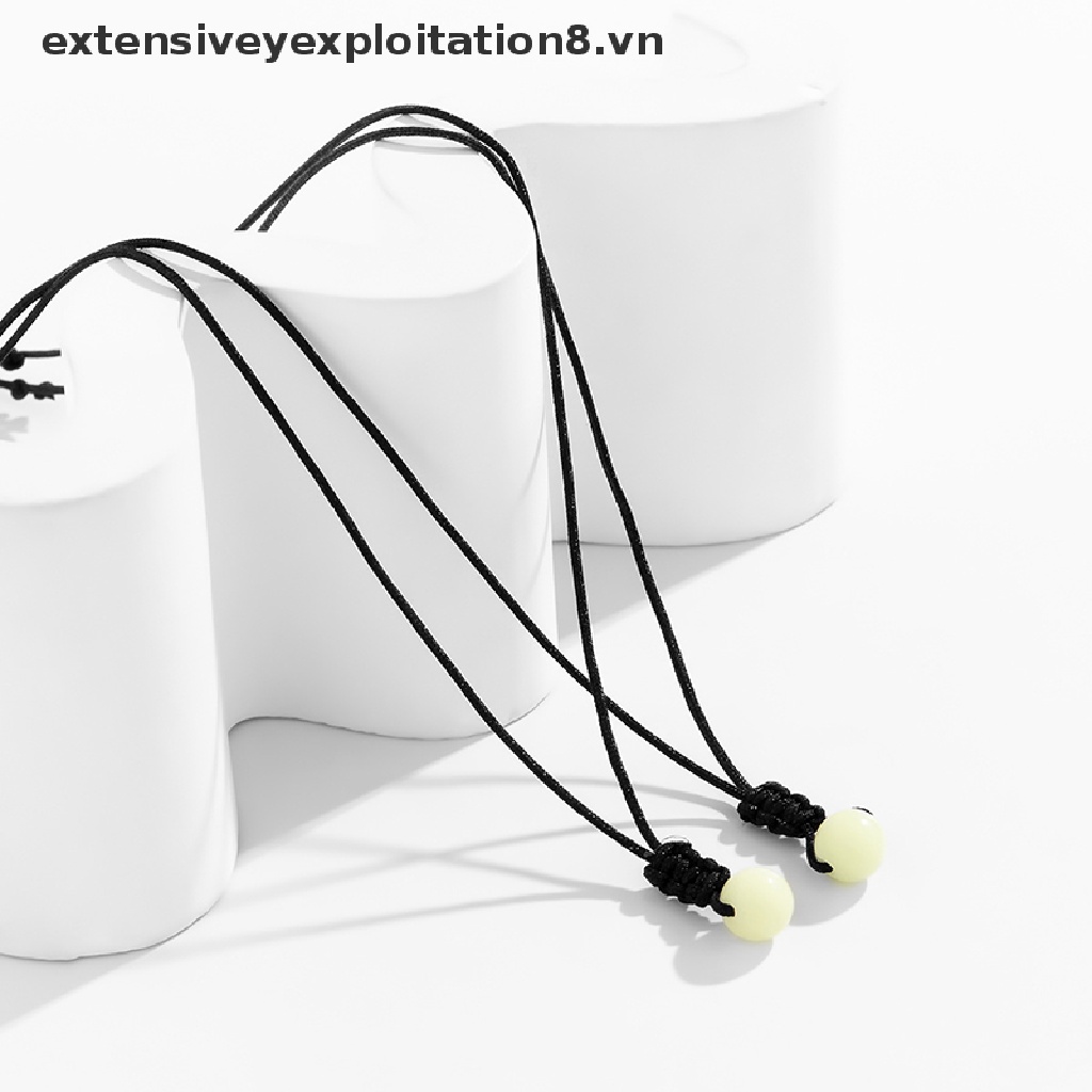 Vòng Cổ Choker Hai Lớp Bằng Đá Phát Quang Đơn Giản Cho Nữ