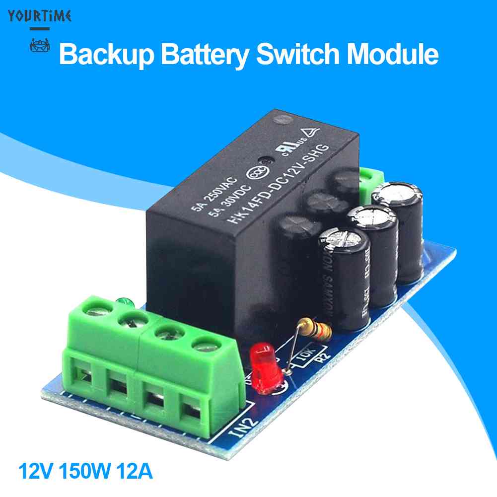 Mô Đun Công Tắc Pin Dự Phòng Tự Động 12V 150W 12A