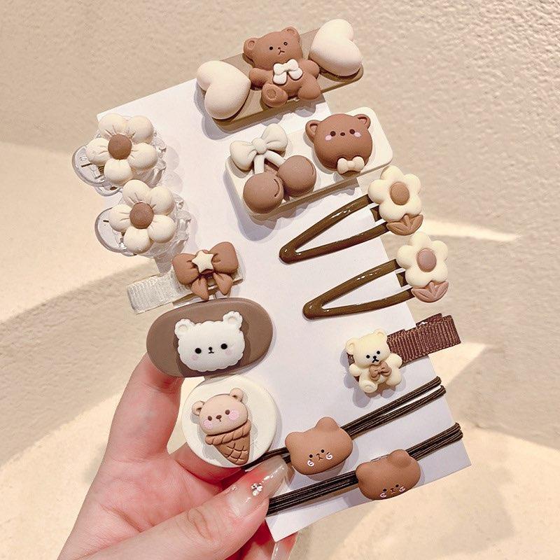 Set 12 món kẹp tóc siêu dễ thương